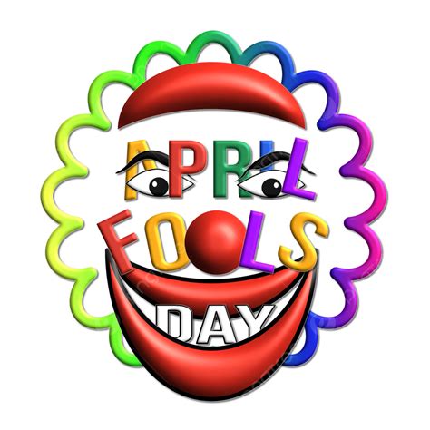 April Fools Day Clipart PNG Images, April Fools Day With Colorful Text ...