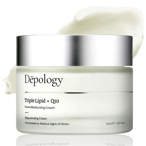 Depology Triple Lipid Q10 Facial Moisturizer Daily Face Cream Ceramides ...
