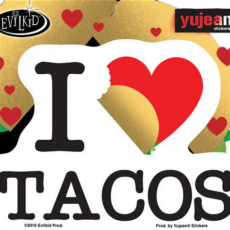 Sticker - I Heart Tacos | Home Goods