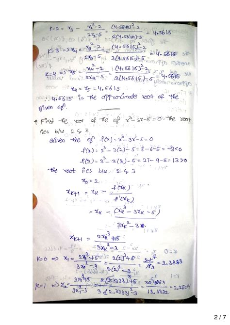 Image result for Newton-Raphson Method Question for Practice