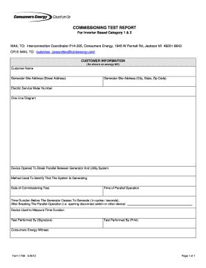 Commissioning Report Format In Word - Fill Online, Printable, Fillable ...