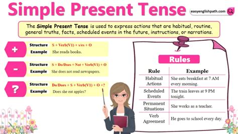 Image result for Simple Present Tense Examples