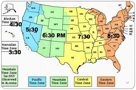 Image result for Current Us Time Zone Map