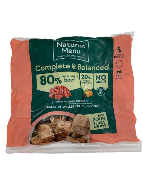 80/20 Beef with Superfoods (1kg) - Go Raw Dog Food