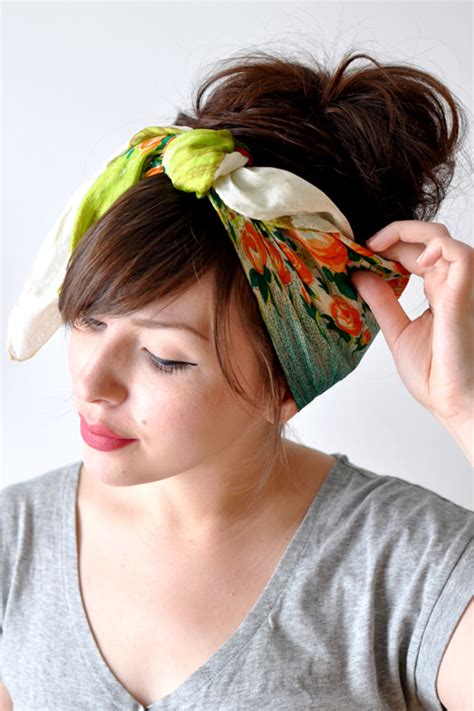 Image result for Scarf Head Wrap Tutorial