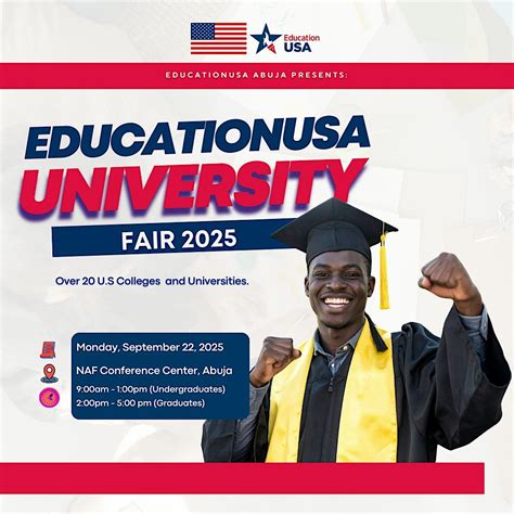 EducationUSA Nigeria College Fair 2025(Abuja), NAF Conference Centre ...