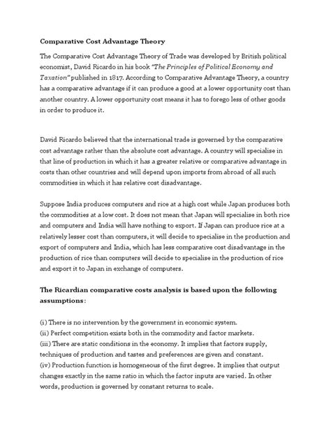 Comparative Advantage Formula 的图像结果