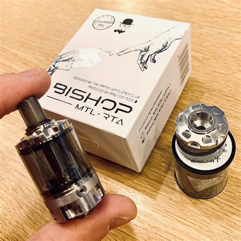 【AMBITION MODS】BISHOP MTL RTA 4ml SS - Designed by THE VAPING GENTLEMEN ...