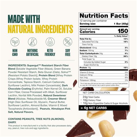 Supergut GLP-1 Boosting Prebiotic Bars, Peanut India | Ubuy