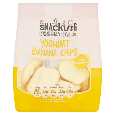 Snacking Essentials Yoghurt Banana Chips 100g | One Stop