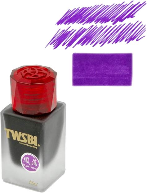 TWSBI Royal Purple Ink for Ink Pen - Fountain Pen - 18ml - Frosted ...