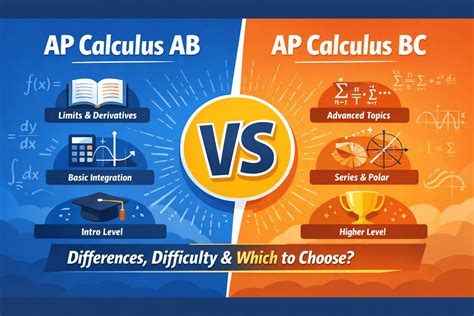 calculus ab/bc And Differences, Difficulty & Which to Choose