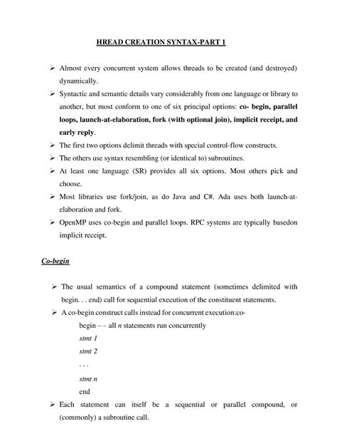 Hread Creation Syntax-PART 1 - HREAD CREATION SYNTAX-PART 1 Almost ...