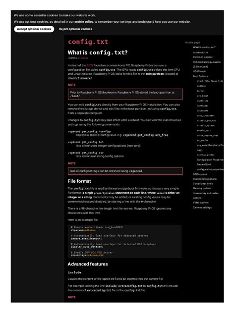 Image result for Raspberry Pi Boot Config.txt