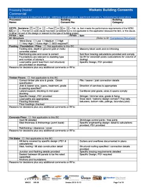 New Zealand Commercial Building Consent Form - Blank Fillable Template ...