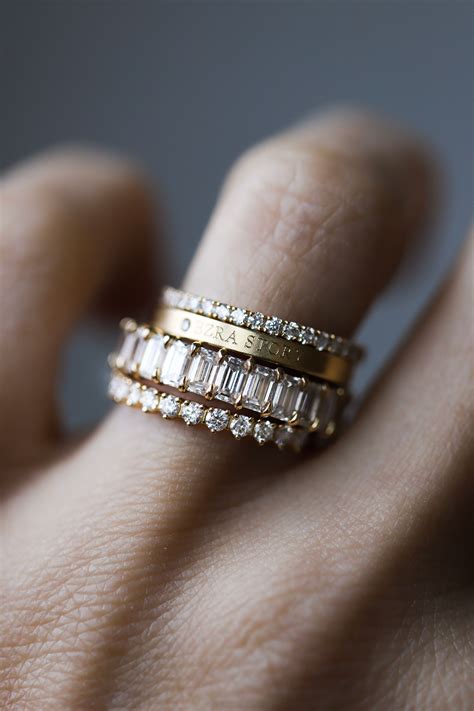 Diamond Ring Stack | Consider the Wldflwrs | Diamond stacking rings ...