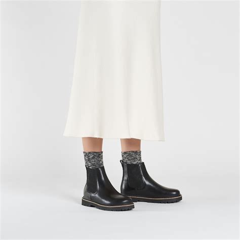 Highwood Slip On Women Leather Black | BIRKENSTOCK