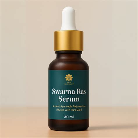 Swarna Ras Serum – A luxurious gold-infused Ayurvedic serum – DesiAlchemist