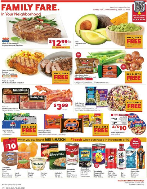 Family Fare Weekly Ad from September 21