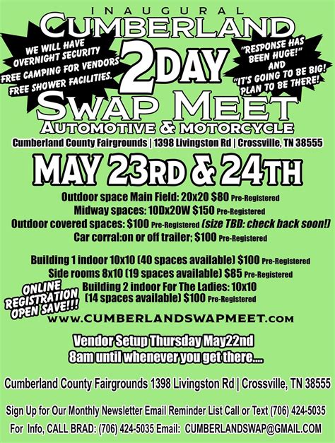 Cumberland Swap Meet, Cumberland County Fairgrounds, Crossville, 23 May ...