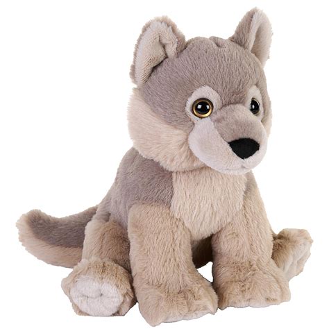 Wild Republic Earthkins Mini Wolf Stuffed Animal, 8 Inches | Oriental ...