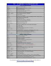 Academic Calendar 2022-2023: Fall, Spring & Summer Term | Course Hero