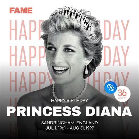 Happy Birthday, Princess Diana! Your timeless elegance and compassion ...