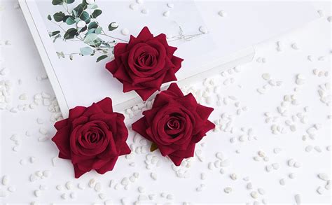 Buy FULLY Red Rose Flower Hair Clip/Juda for Women, 2 Pieces at Amazon.in
