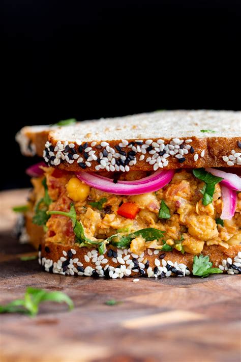 Curried Chickpea Salad Sandwich - Vegan Richa