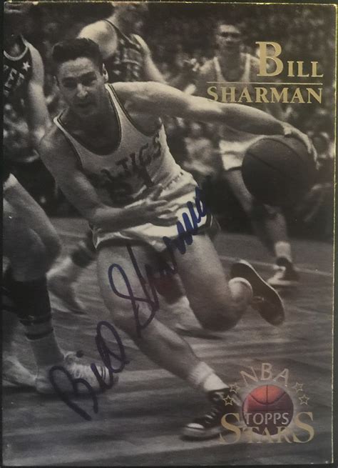The NBA 50: Bill Sharman | Signed: To Ken