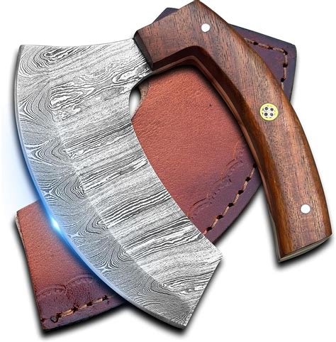 Amazon.com: SNA CRAFTS Alaskan ulu knife with sheath - Handmade ...