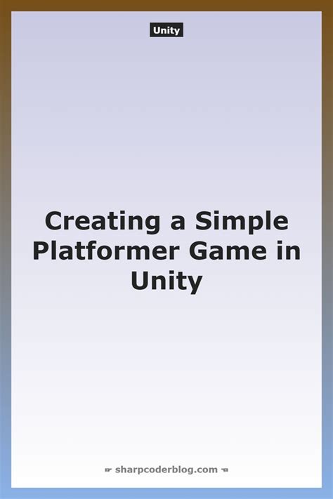 Creating a Platformer in Unity 的图像结果