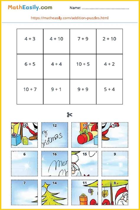 Image result for Addition Math Games Printable