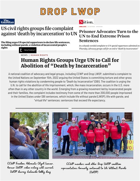 SUPPORT DROP LWOP – DROP LWOP COALITION