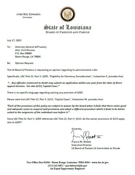 AG Jeff Landry urges Pardon Board to follow rules while considering ...