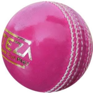 Viteza Pink Leather Cricket Balls, 156gm, 4pc Set of 2 Balls Cricket ...
