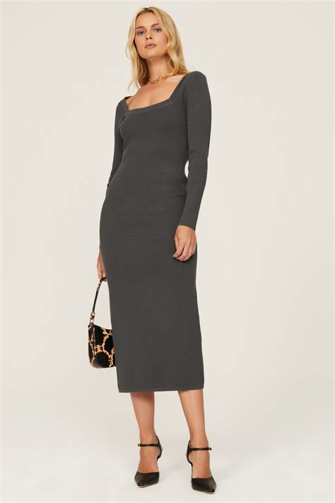 Grey Sweater Dress by Toccin | Rent the Runway
