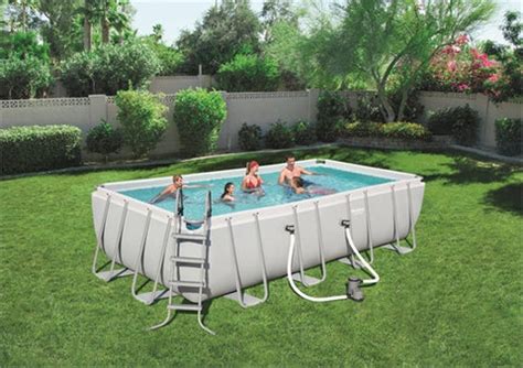 Bestway Above Ground Portable Swimming Pool Size: 18 Feet x 8.9 Feet ...