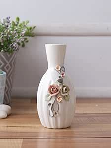 TAYHAA White Beautiful and Serene Vase : Amazon.in: Home & Kitchen