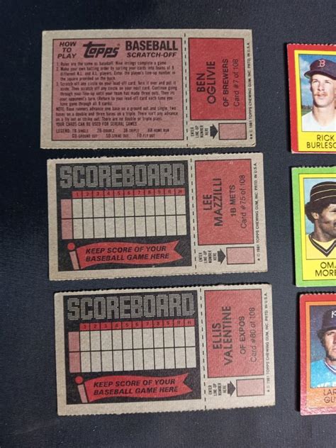 Image result for Baseball Scratch Off