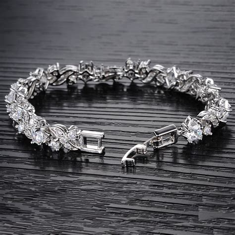 Buy Yellow Chimes Designer Clear Crystals Studded Silver -Toned ...