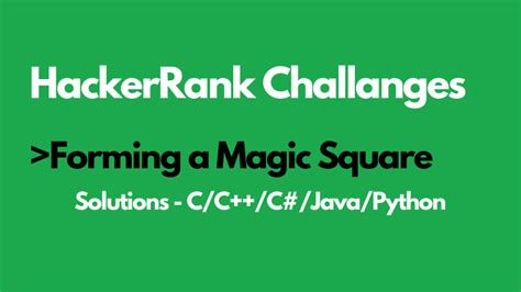 Image result for Addition Magic HackerRank Solution Java