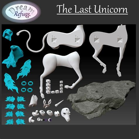 Free OBJ file The last unicorn 🦄・Model to download and 3D print・Cults