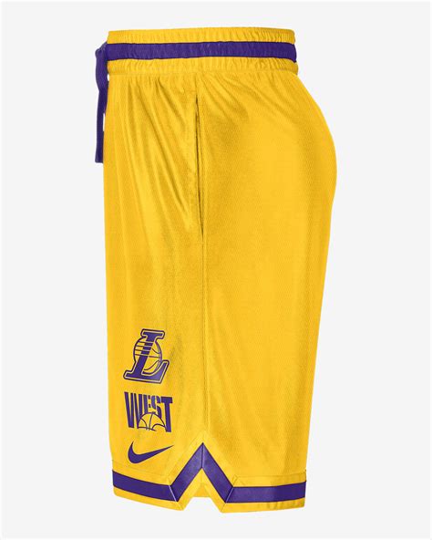 Los Angeles Lakers Courtside Men's Nike Dri-FIT NBA Graphic Shorts. Nike ID