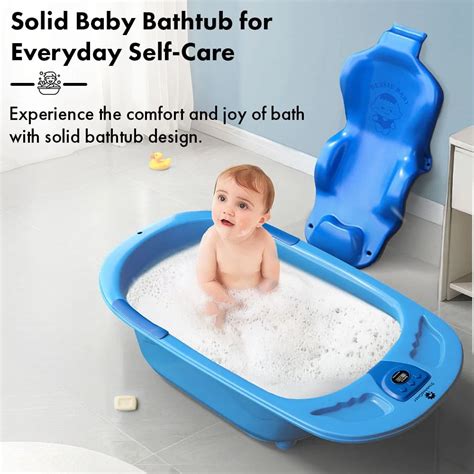 Anti-slip Bath Tub for Baby with Bather Seat - Anti Slip Kids Bathtub