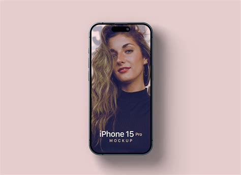 Free Top View iPhone 15 Pro Mockup PSD - Good Mockups