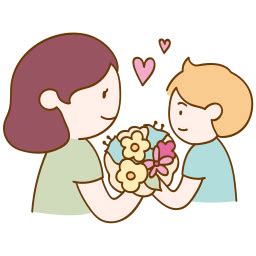 Figurinhas de Mãe e filho — Figurinhas de pessoas grátis