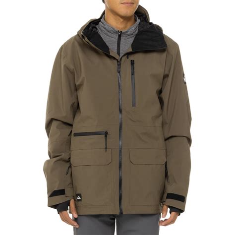 Quiksilver Quest Stretch 20K DryFlight Snowboard Jacket - Waterproof ...