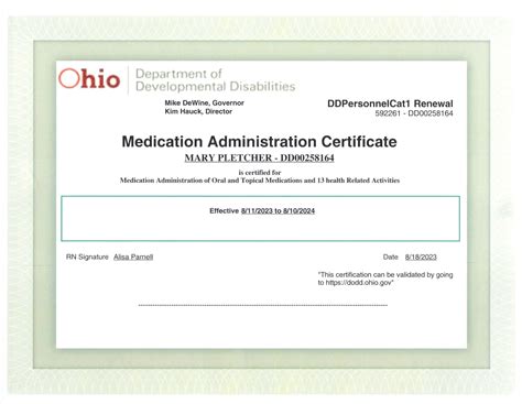 Certifications - Everyday Direct Support Home Heath Provider