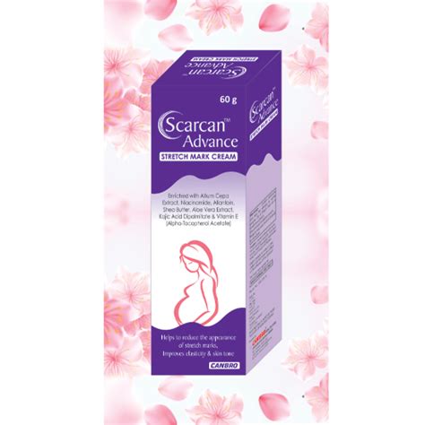 SCARCAN ADVANCE Stretch Mark Cream Canbro Healthcare